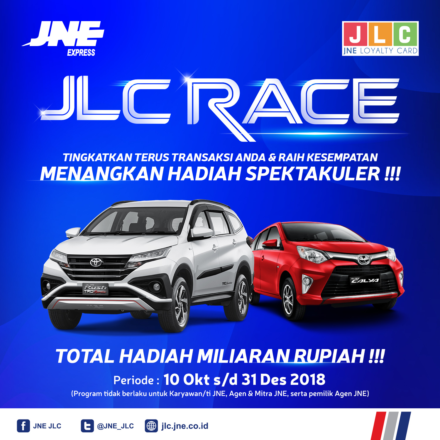 JNE Loyalty Card Masuk dengan akun member JLC anda